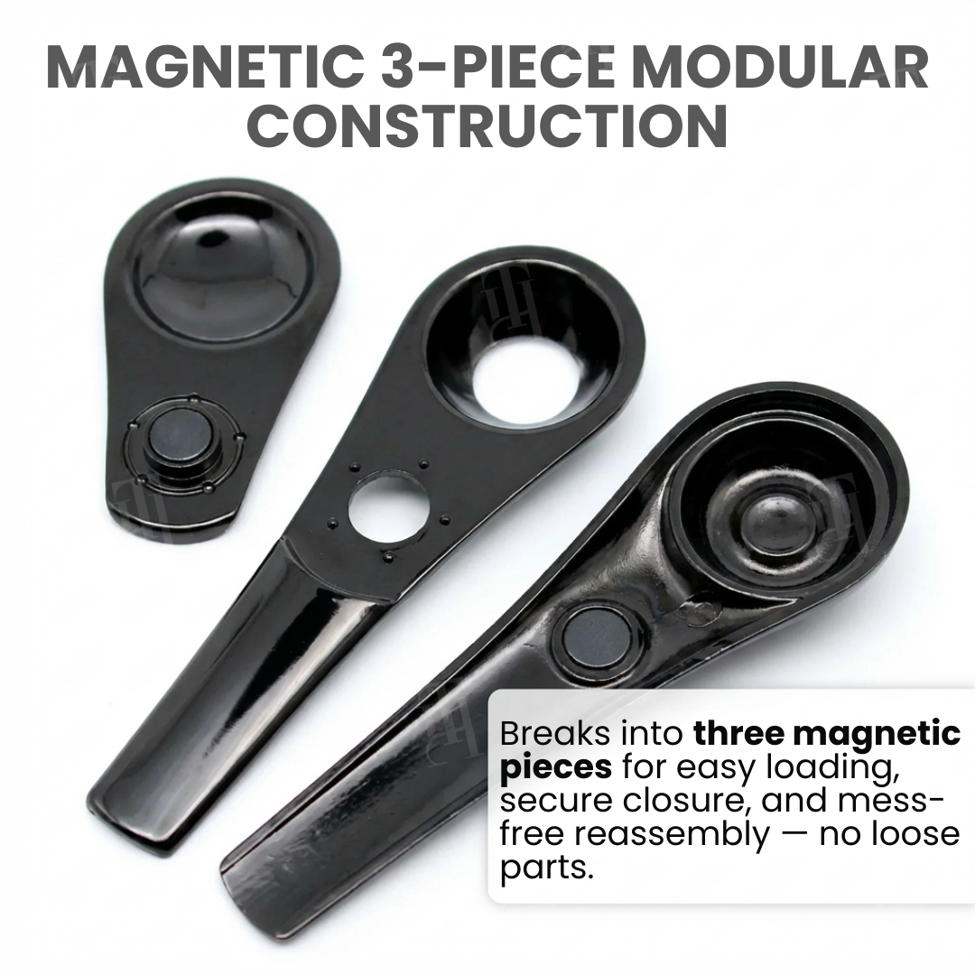 AEXZR® MagSpoon Magnetic Pipe 🧲 Built-in Scoop & Screen-Free | Easiest to Clean