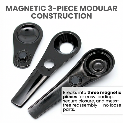 AEXZR® MagSpoon Magnetic Pipe 🧲 Built-in Scoop & Screen-Free | Easiest to Clean