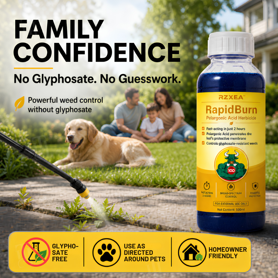 🔥New Upgrade🔥RZXEA™ RapidBurn Pelargonic Acid Herbicide