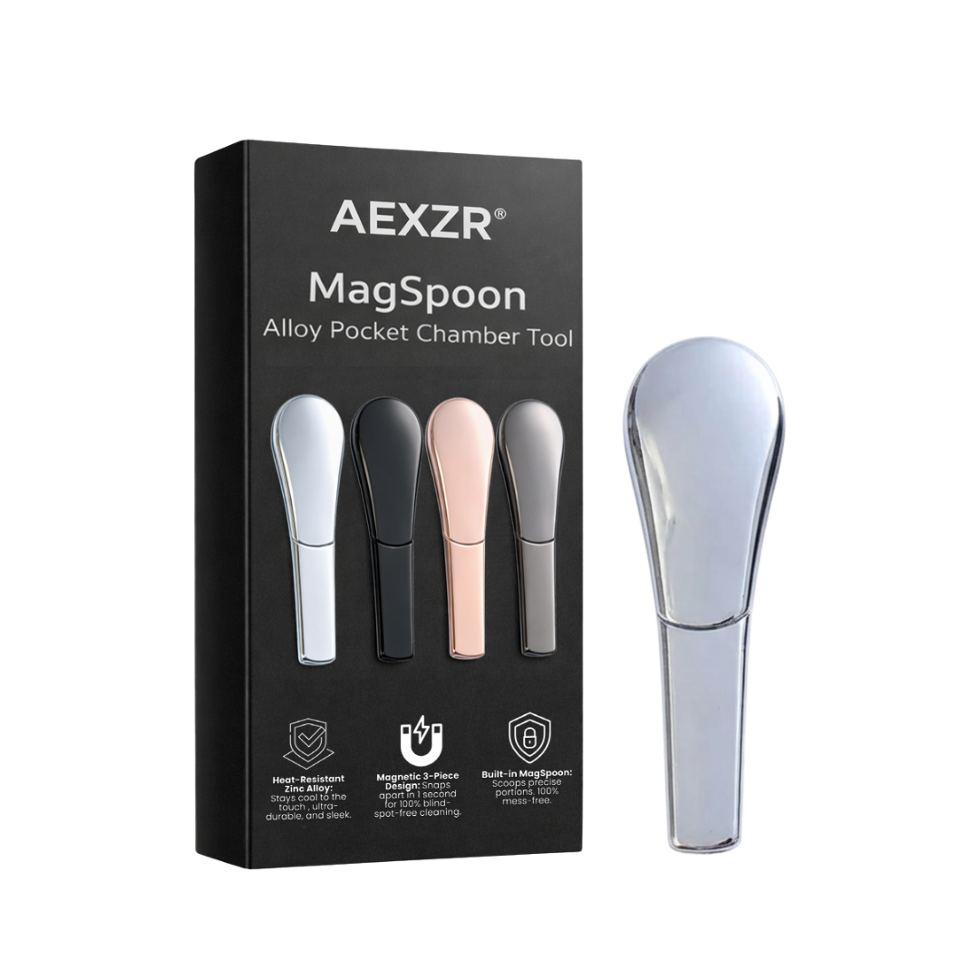 AEXZR® MagSpoon Magnetic Pipe 🧲 Built-in Scoop & Screen-Free | Easiest to Clean