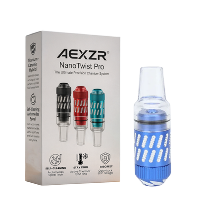 AEXZR® NanoTwist Pro  | Titanium & Zirconia Chamber | Cool Touch & Pure Flavor