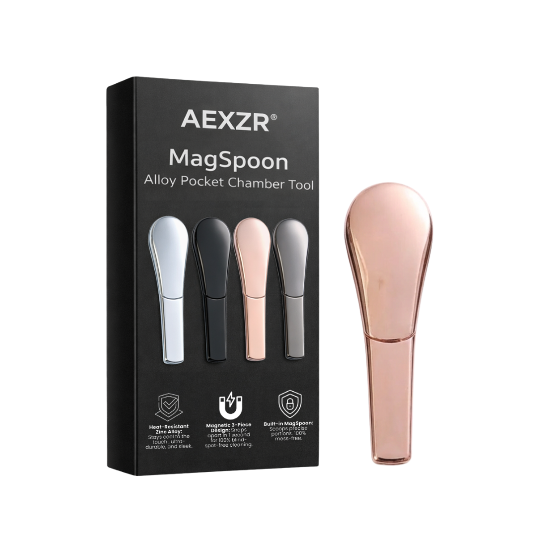 AEXZR® MagSpoon Magnetic Pipe 🧲 Built-in Scoop & Screen-Free | Easiest to Clean