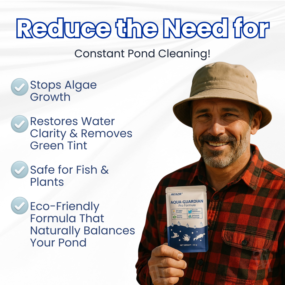 AEXZR® Aqua-Guardian Pro Formula 🧬 Clears Green Water in 24h | 100% Fish Safe (Bio-Formula)