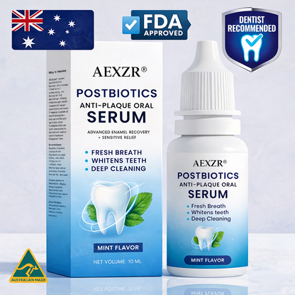 🦷 Fills Micro-Defects & Stops Sensitivity | AEXZR® Postbiotics Anti-Plaque Oral Serum