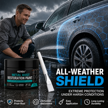🛡️✨Metal Rust Protection Black Repair Paste – Restores rusty gates, railings & tools. Forms protective coating – no need to replace!