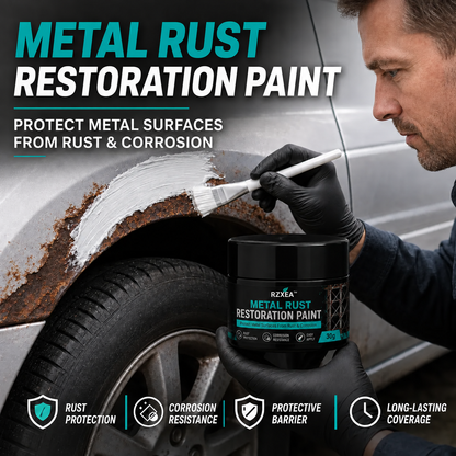🛡️✨Metal Rust Protection Black Repair Paste – Restores rusty gates, railings & tools. Forms protective coating – no need to replace!