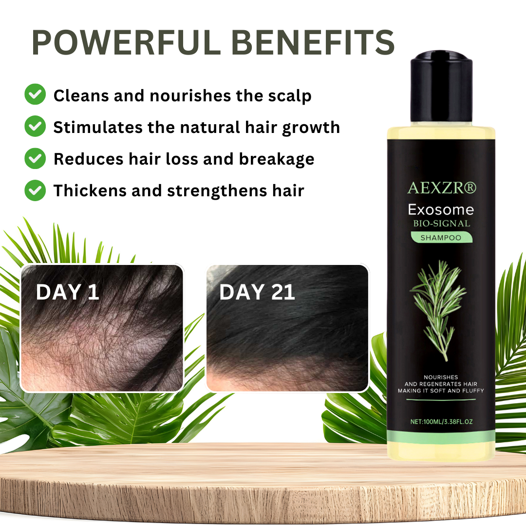 🌟 Official Store | AEXZR® Exosome Bio-Signal Revitalizing Shampoo