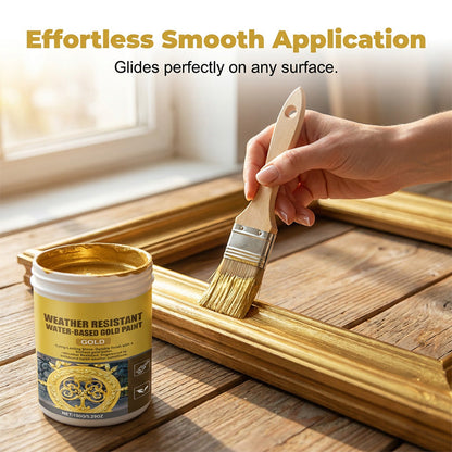 RZXEA™ Weather Resistant Water-Based Gold Paint