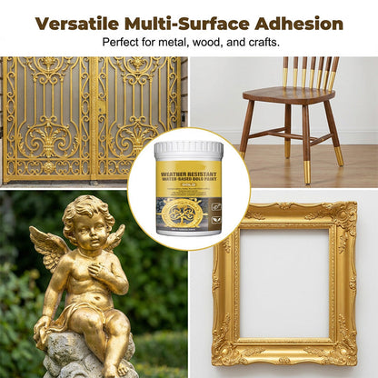 RZXEA™ Weather Resistant Water-Based Gold Paint