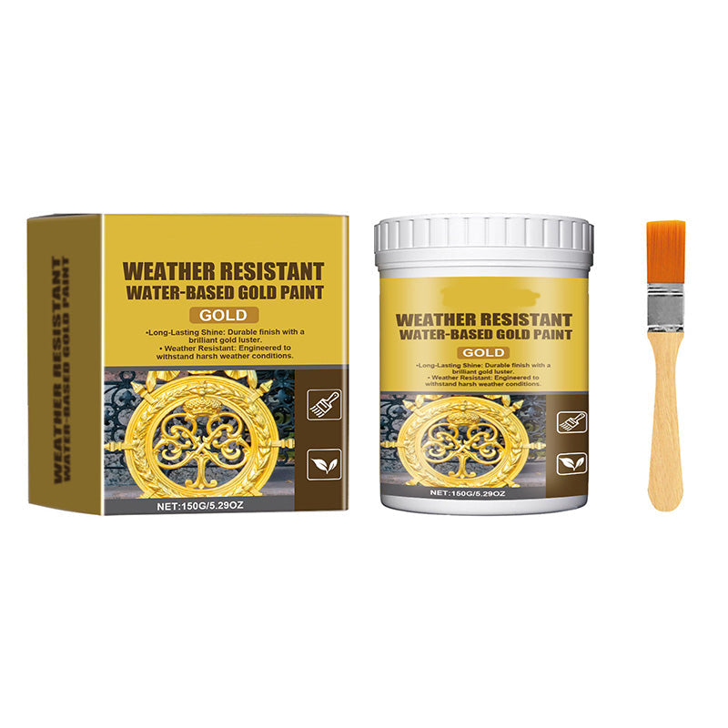 RZXEA™ Weather Resistant Water-Based Gold Paint