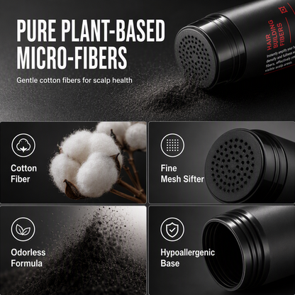 🏆 Official Store | RZXEA™ Hair Building Fibers 27.5g Instant Hairline Filler and Thickener